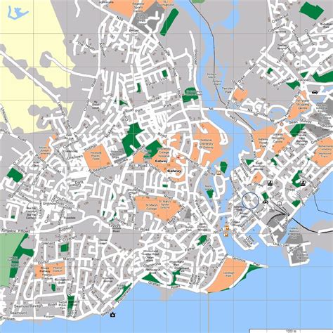 galway city map|Large detailed map of Galway .